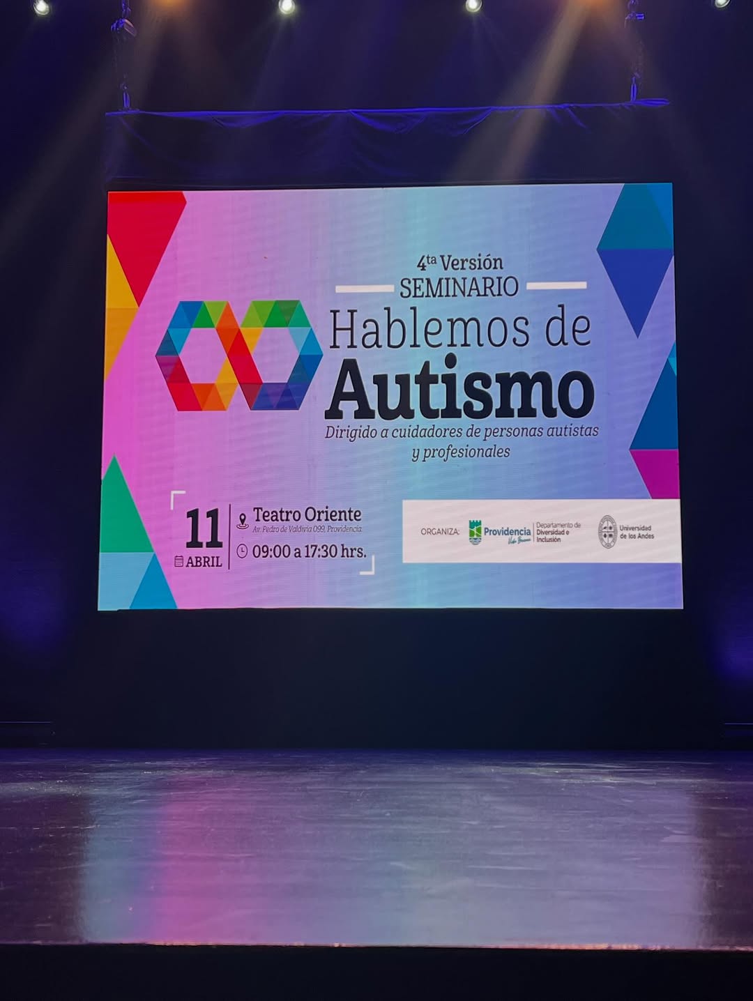 En el contexto del Seminario sobre autismo organizado por la Municipalidad de Providencia y la Universidad de los Andes,...