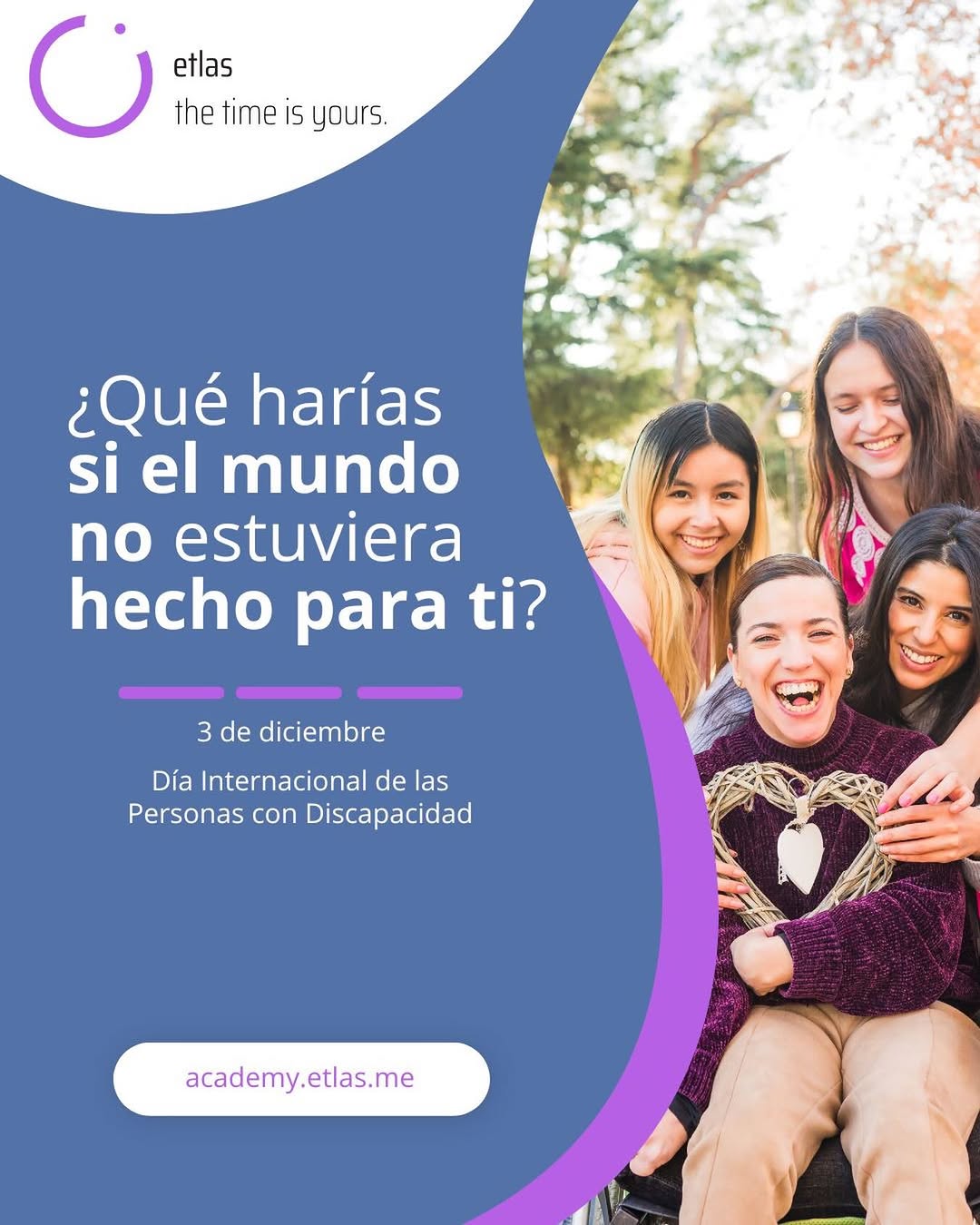 Hoy en el día para concientizar sobre discapacidad como te sentirías? Que harías para derribar estas barreras?